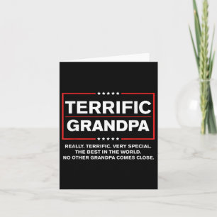 Tarjeta Abuelo fantástico - Divertida campaña Donald Trump