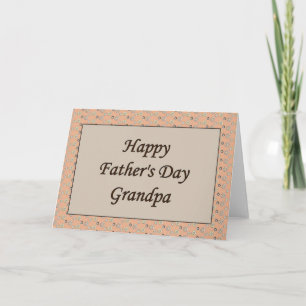 Tarjeta Abuelo feliz del día de padre