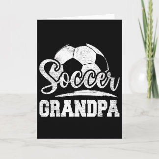 Tarjeta Abuelo Fútbol Jugador de Fútbol Día del Juego Día
