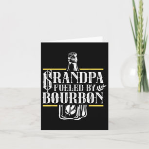 Tarjeta Abuelo Impulsado Por Bebedor De Bourbon Bebedor 