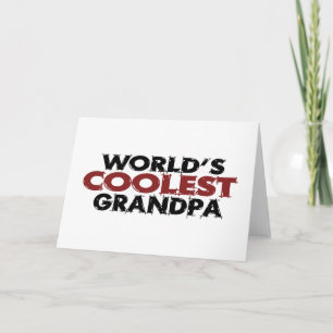 Tarjeta Abuelo más frío del mundo