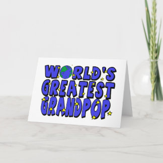 Tarjeta Abuelo Más Grande del Mundo