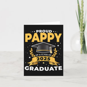 Tarjeta Abuelo Orgulloso De Un Graduado De La Clase De 202