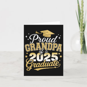 Tarjeta Abuelo Orgulloso De Un Graduado De La Clase De 202