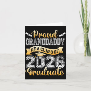 Tarjeta Abuelo orgulloso graduado de un senior de la clase