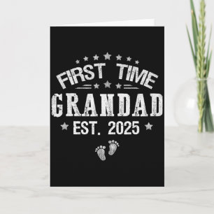 Tarjeta Abuelo por primera vez Est 2025 Día del Padre prom