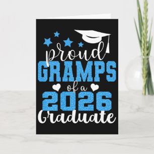 Tarjeta Abuelo Súper Orgulloso De Graduado De 2026 Senior 