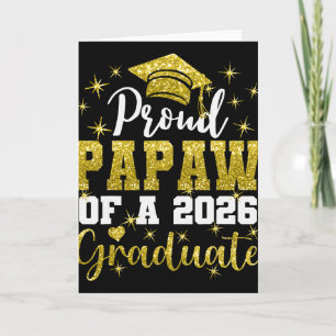Tarjeta Abuelo Súper Orgulloso De Graduado De 2026 Senior 