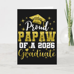 Tarjeta Abuelo Súper Orgulloso Graduado Senior 2026