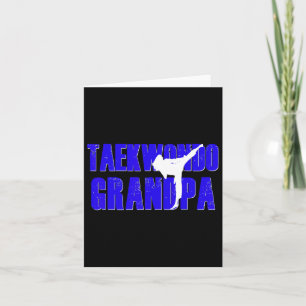 Tarjeta Abuelo taekwondo Papa Shirt Tae Kwon Do Chica Gran