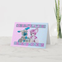 Abuelos a la enhorabuena de los gemelos