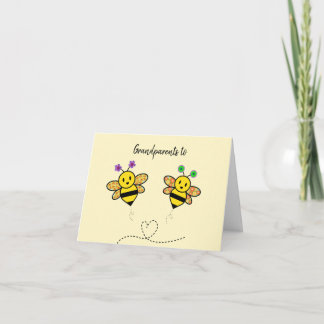 Tarjeta Abuelos a ser felicitados por noticias felices