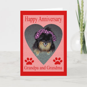 Tarjeta abuelos de aniversario