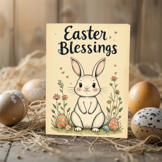 Tarjeta Abundancia de bendición de Pascua (Subido por el creador)