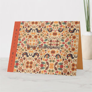 Tarjeta Abundancia de otoño