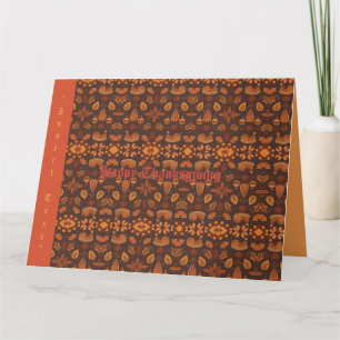 Tarjeta Abundancia de otoño