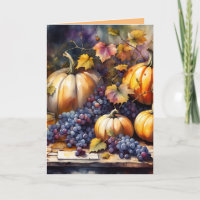 Abundancia de otoño, calabazas, miel de uvas