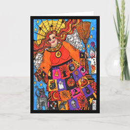 Tarjeta Abundant Blessing Halloween Angel Card