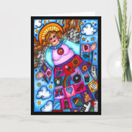 Tarjeta Abundant Blessings Angel Card