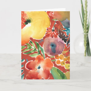 Tarjeta Abundant Florals III