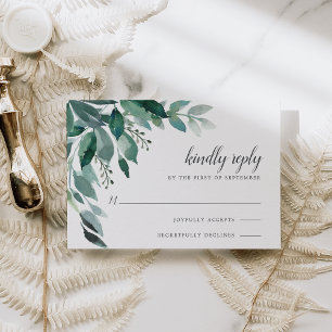 Tarjeta Abundant Foliage RSVP