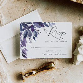 Tarjeta Abundant Foliage Violet Botanet RSVP