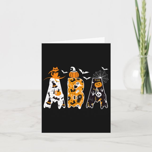 Tarjeta Aby Therapist Halloween Costume Rbt Future Bcby Sp (Anverso)