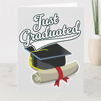 Tarjeta ¡Acaba de graduarse!