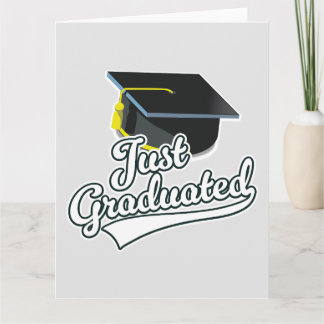 Tarjeta ¡Acaba de graduarse!
