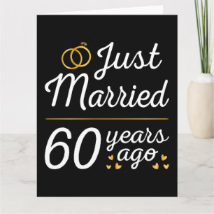 Tarjeta Acaban de Casarse Hace 60 Años II