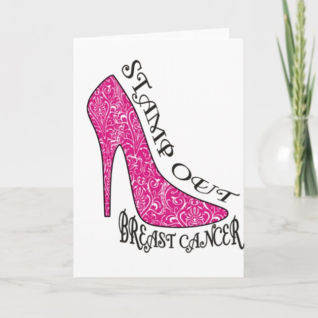 Tarjeta Acabar con el cáncer de mama (Anverso)