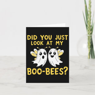 Tarjeta ¿Acabas De Mirar A Mis Abejas Graciosas Halloween 