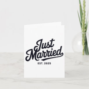 Tarjeta Acabo De Casarse Con Est 2025 Esposa Boda Sr. Y Sr