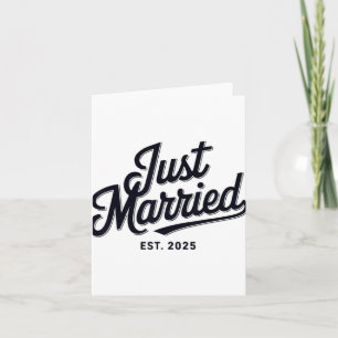Tarjeta Acabo De Casarse Con Est 2025 Esposa Boda Sr. Y Sr