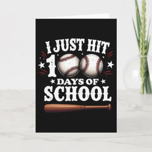 Tarjeta Acabo de cumplir 100 días de escuela Al estilo de 