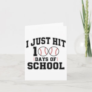 Tarjeta Acabo De Llegar A Los 100 Días De La Escuela Al Ve