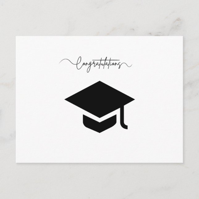 Tarjeta académica de felicitaciones (Anverso)