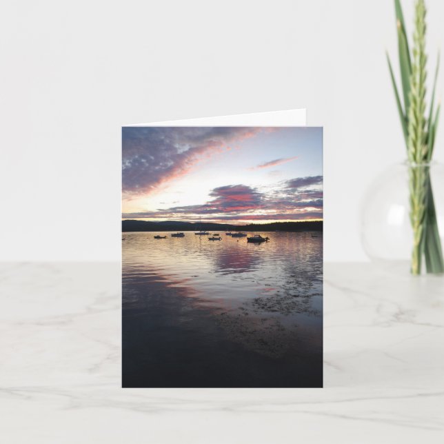 Tarjeta Acadia Sunrise Notecard -2 (Anverso)