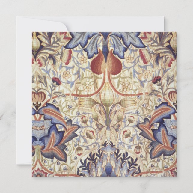 Tarjeta Acanthus (por William Morris) (Anverso)