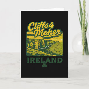 Tarjeta Acantilados de Moher Irlanda Retiro Vacacional Mon