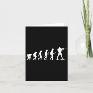 Tarjeta Accesorios de Equipo de Biatlón Biatleta 