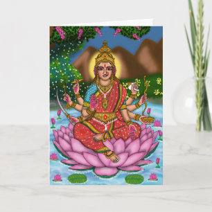 Tarjeta Accesorios de la Diosa Lakshmi