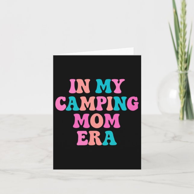 Tarjeta Accesorios para Mamá Camping - Día de la Madre RV  (Anverso)