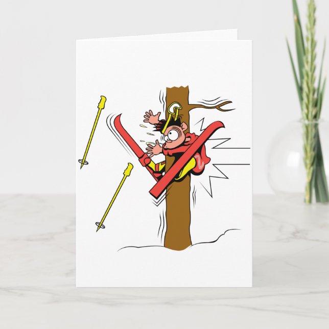 Tarjeta Accidente de esquí (Anverso)