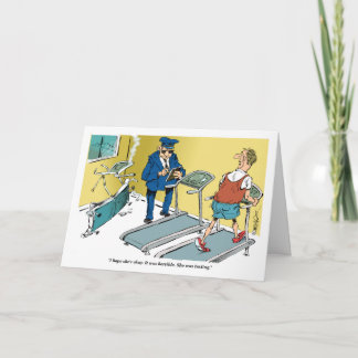 Tarjeta Accidente de la rueda de ardilla del dibujo