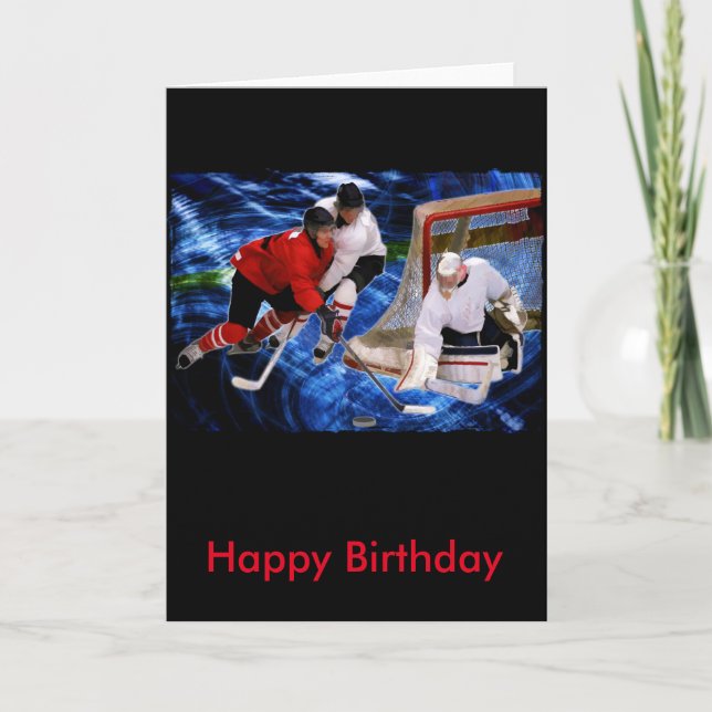 Tarjeta Acción en la red del hockey (Anverso)