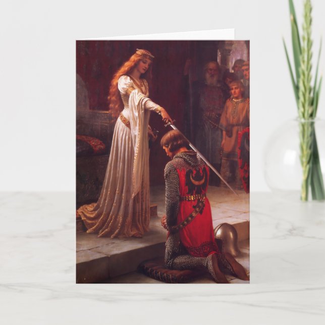 Tarjeta Accolade - El caballero (Anverso)