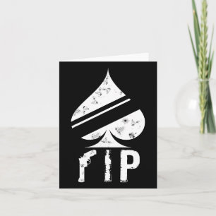 Tarjeta Ace Of Spades Funny Video Game Player