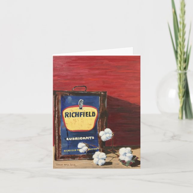 Tarjeta Aceite y algodón (Anverso)