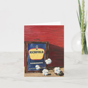 Tarjeta Aceite y algodón